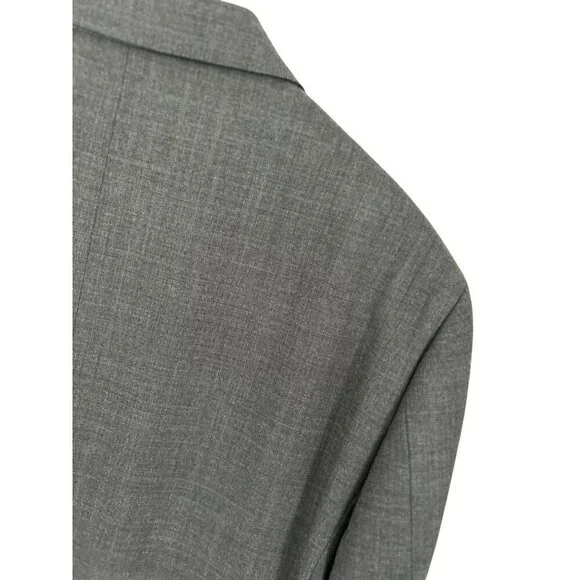 J.Crew Ludlow Blazer 3D Tollegno Wool Gray Lined Size 44R/Slim - Picture 7 of 11